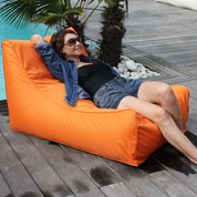 Inflatable Sun lounger KIWI  Orange-Sunvibes